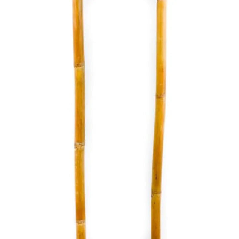 Booyah! Bamboo Downhill Ski Poles - Alpine Ski Poles with Black Pole Grip and Black Baskets, Ski Poles Men and Women