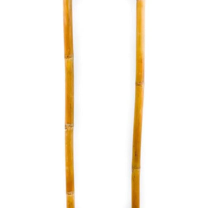 Booyah! Bamboo Downhill Ski Poles - Alpine Ski Poles with Black Pole Grip and Black Baskets, Ski Poles Men and Women