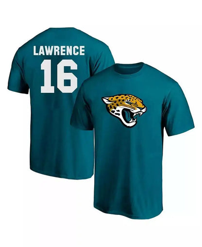 Fanatics | Men's Trevor Lawrence Teal Jacksonville Jaguars Big Tall Player T-Shirt