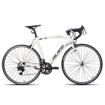 Hiland 700c Racing Road Bike, 14 speeds, lightweight aluminum frame for men and women