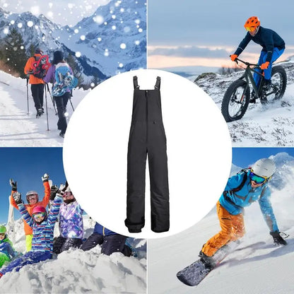 Winter Comfortable, Waterproof, Insulated Ski/Snowboarding Bibs/Overalls