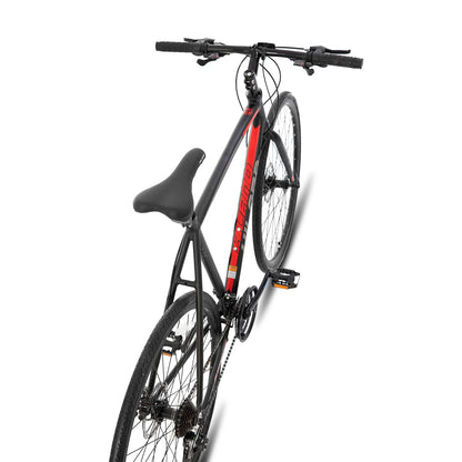 HILAND 700c 14 Speed Road Racing Bike with Light Weight Aluminum Frame for Men & Women