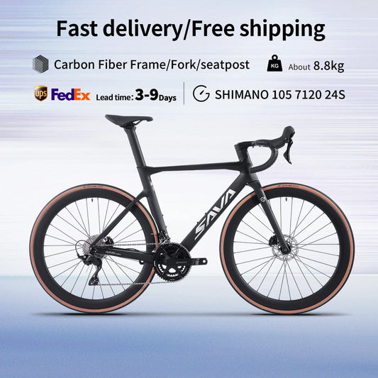 SAVA Adult Cross Country 24 Speed Racing Bicycle, UCI Certified with Carbon Fiber Frame