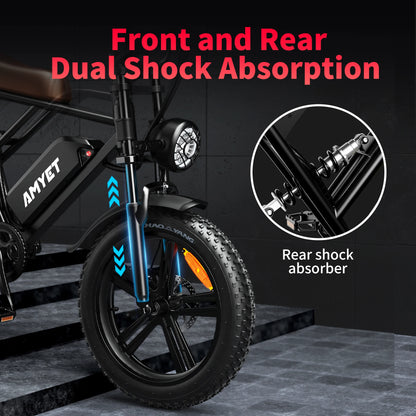 AMYET V9-G60 1000W 48V Men's Electric Mountain Bike