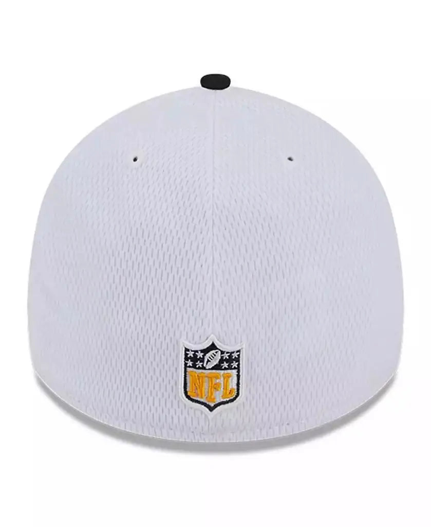 Unisex New Era Officially Licensed Pittsburgh Steelers Cap, White/Black