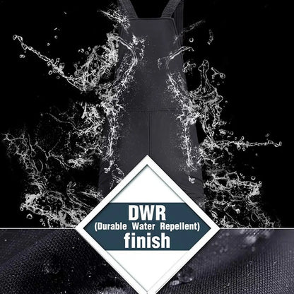 Winter Comfortable, Waterproof, Insulated Ski/Snowboarding Bibs/Overalls