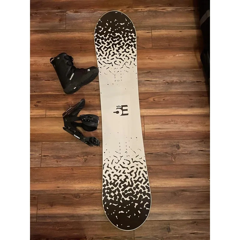 5th Element Spark Beginner Snowboard for Boys-with EZ Rocker and Metal Edges, 110cm