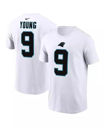 Nike | Men's Bryce Young White Carolina Panthers 2023 NFL Draft First Round Pick T-shirt
