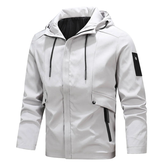 Men's Vented Windproof Hooded Winter Ski Jacket