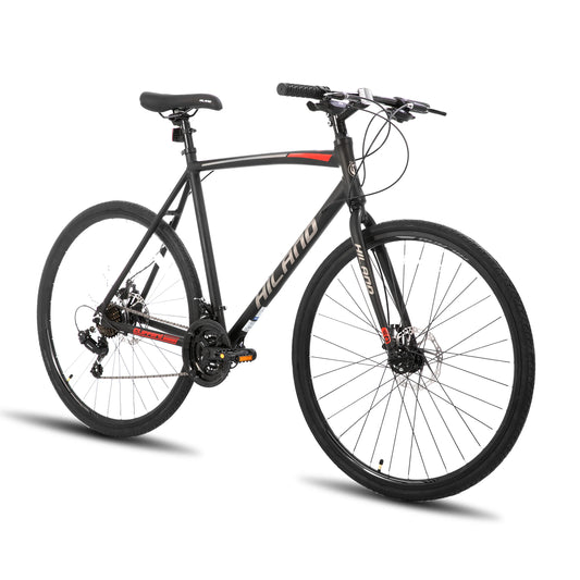 HILAND 700c 14 Speed Road Racing Bike with Light Weight Aluminum Frame for Men & Women
