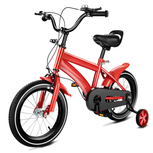 14inch Children's Bicycle with Training Wheels for 2–5-Year-Old Boys and Girls