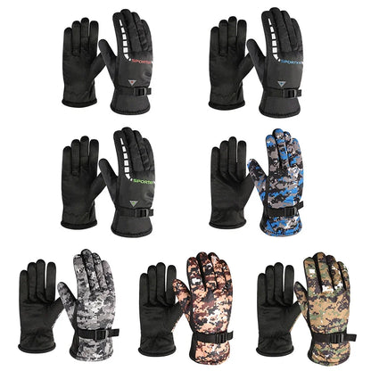 Thermal, Waterproof Winter Full Finger Ski Gloves