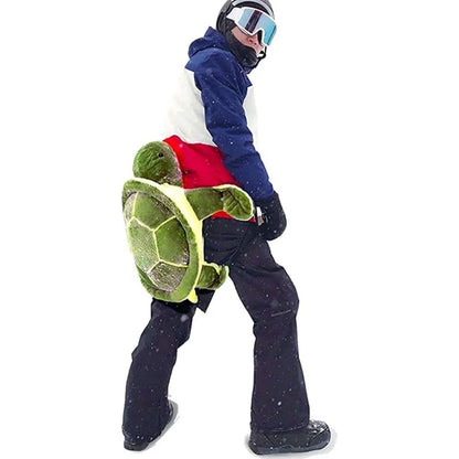 Protective Gear for Skiing/Skating/Snowboarding with Cute Green Turtle Tortoise Cushions