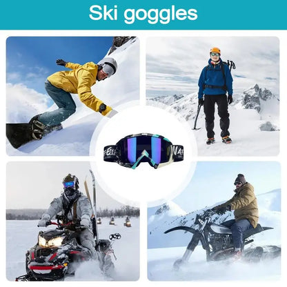 Anti-Scratch, UV Ray Protectant Ski/Snowboard Goggles for Men & Women