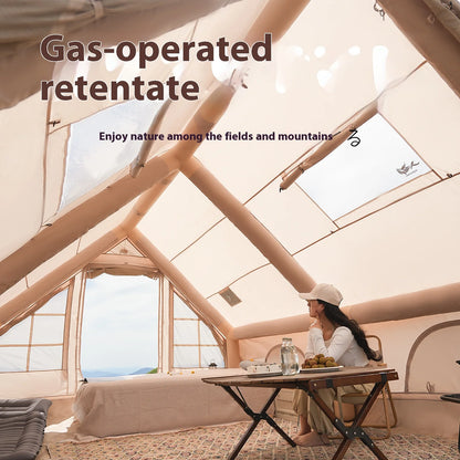 Inflatable 4/6/8 Family Luxury Camping Tent with Stove Plug Tent