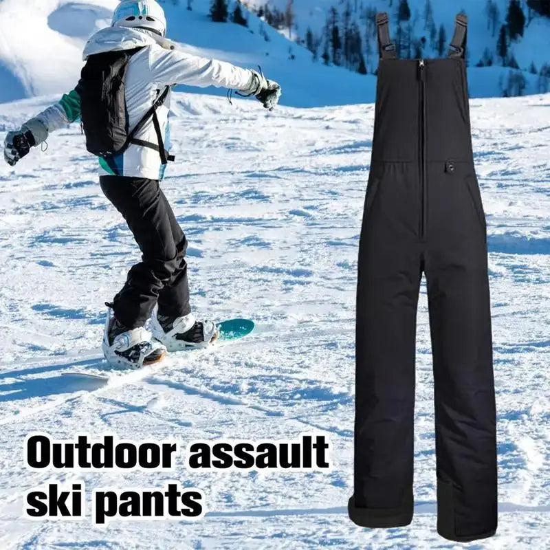 Winter Comfortable, Waterproof, Insulated Ski/Snowboarding Bibs/Overalls