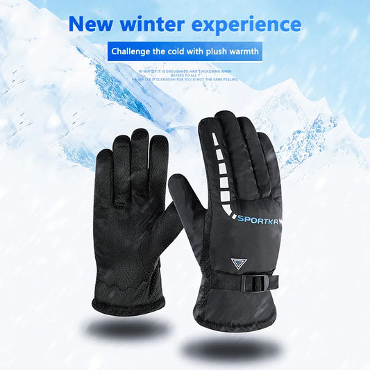 Thermal, Waterproof Winter Full Finger Ski Gloves