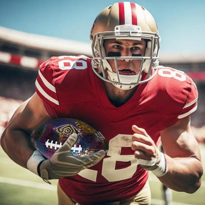 Glow In the Dark Leakproof Rugby Training Ball, Sizes 6 and 9