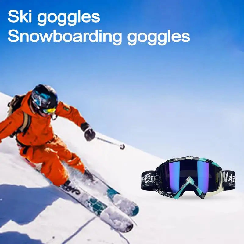 Anti-Scratch, UV Ray Protectant Ski/Snowboard Goggles for Men & Women