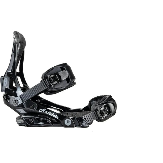 Snowboard Bindings-Medium US Size 5.5 to 8.5-Midnight Black