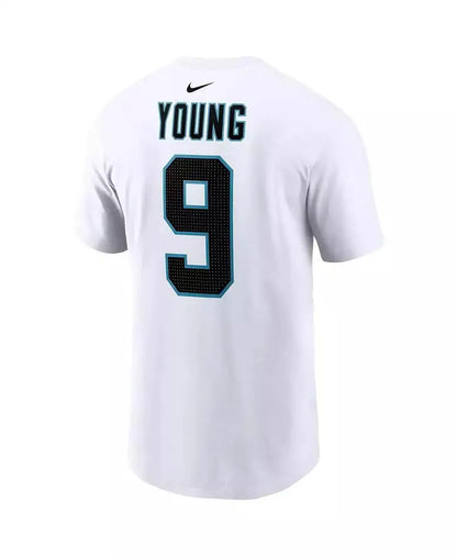 Nike | Men's Bryce Young White Carolina Panthers 2023 NFL Draft First Round Pick T-shirt