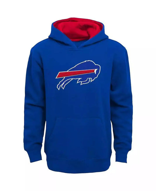 Outerstuff | Officially Licensed Big Boys Royal Blue Buffalo Bills Pullover Hoodie