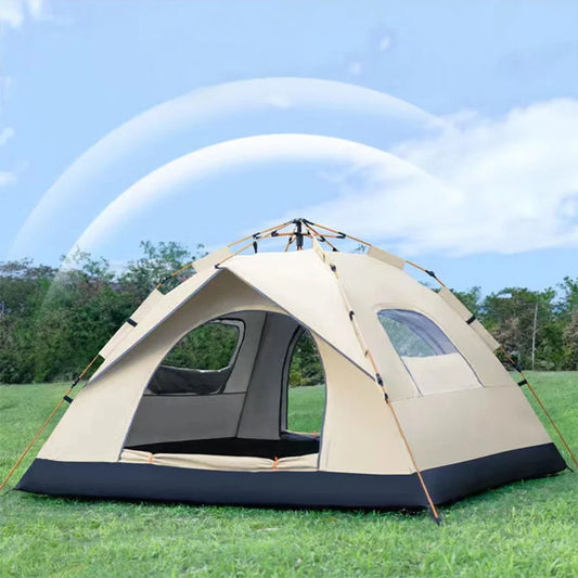 Automatic, Quick-opening Camping Tent with Two Doors and Two Windows