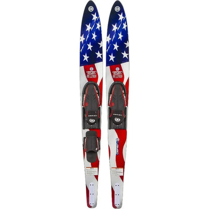 O'Brien Celebrity 68" Versatile Combo Water Skis with Adjustable X-7 Bindings