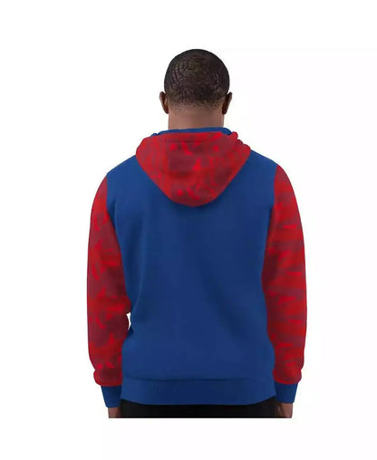 Starter Men's Royal Blue Buffalo Bills Gridiron Full-Zip Hoodie