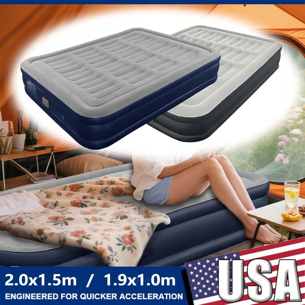 1-2 Person PVC Automatic Inflatable Camping Mattress