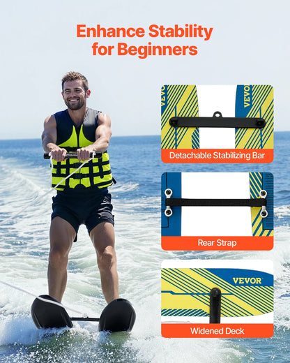 VEVOR Beginners Water Ski Trainers for Kids & Adults