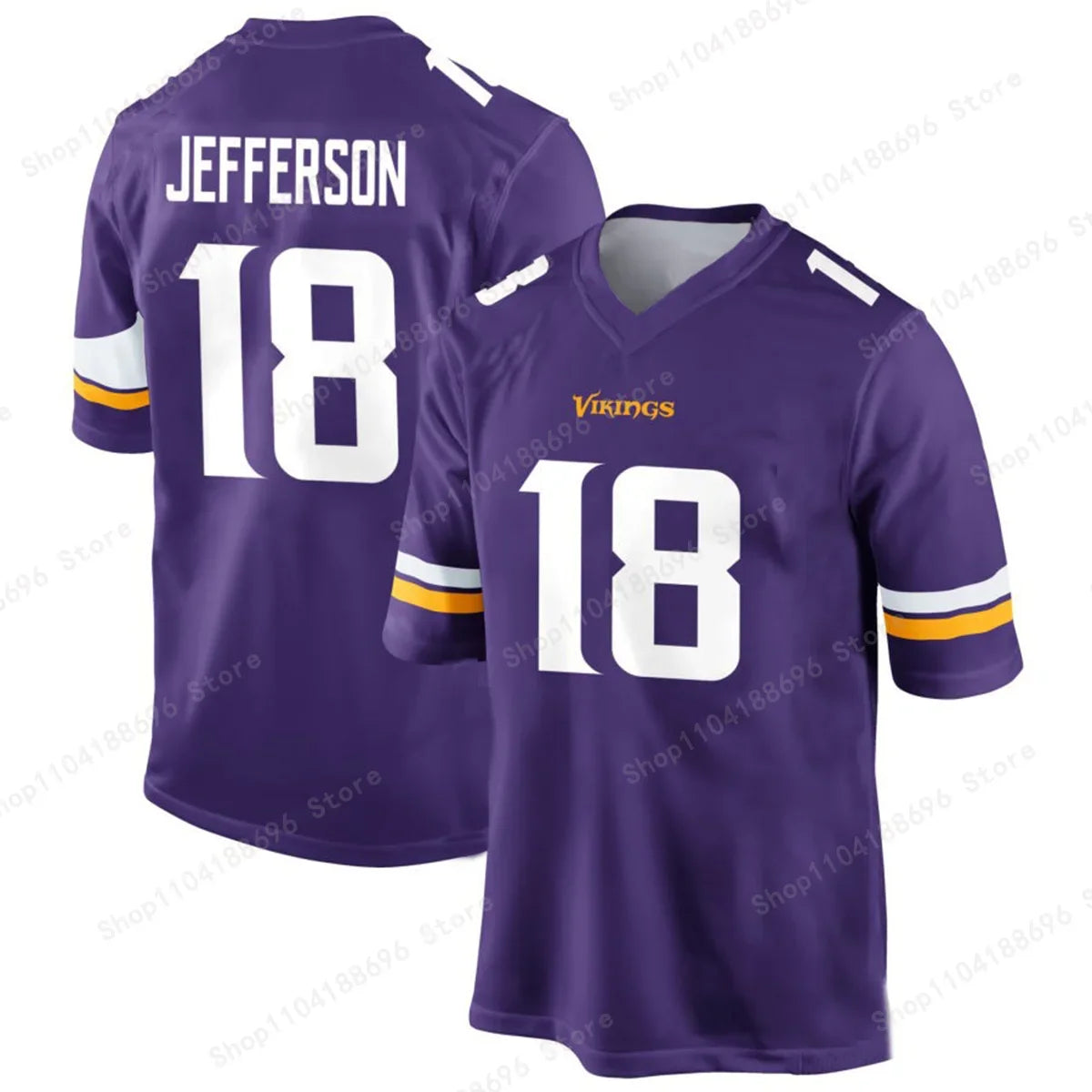24-25 Justin Jefferson Minnesota Vikings Summer American Football T-Shirt