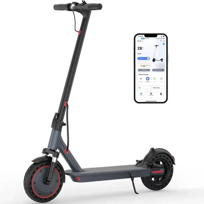 AOVOPRO TMAX 500W Adult 10inch Folding Electric Scooter with APP Smart Control & Shock-absorbing Anti-skid Device