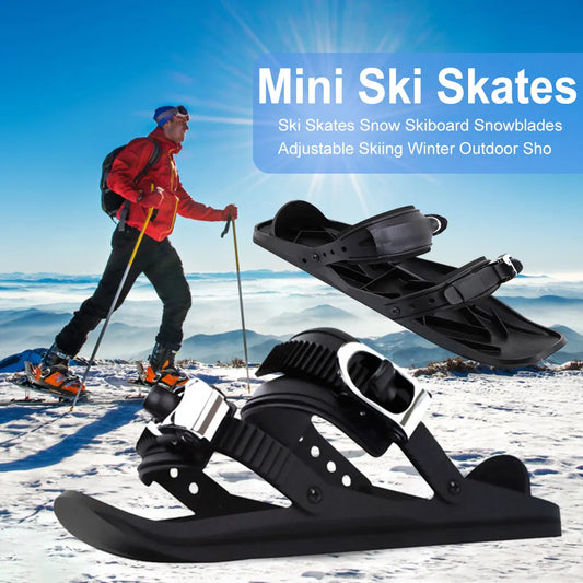 Mini Short Portable Ski Skates/Shoes for Winter Outdoor Sports