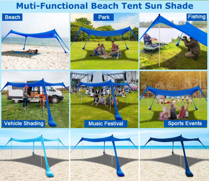 Leica Large Size Lawn and Beach Portable Canopy