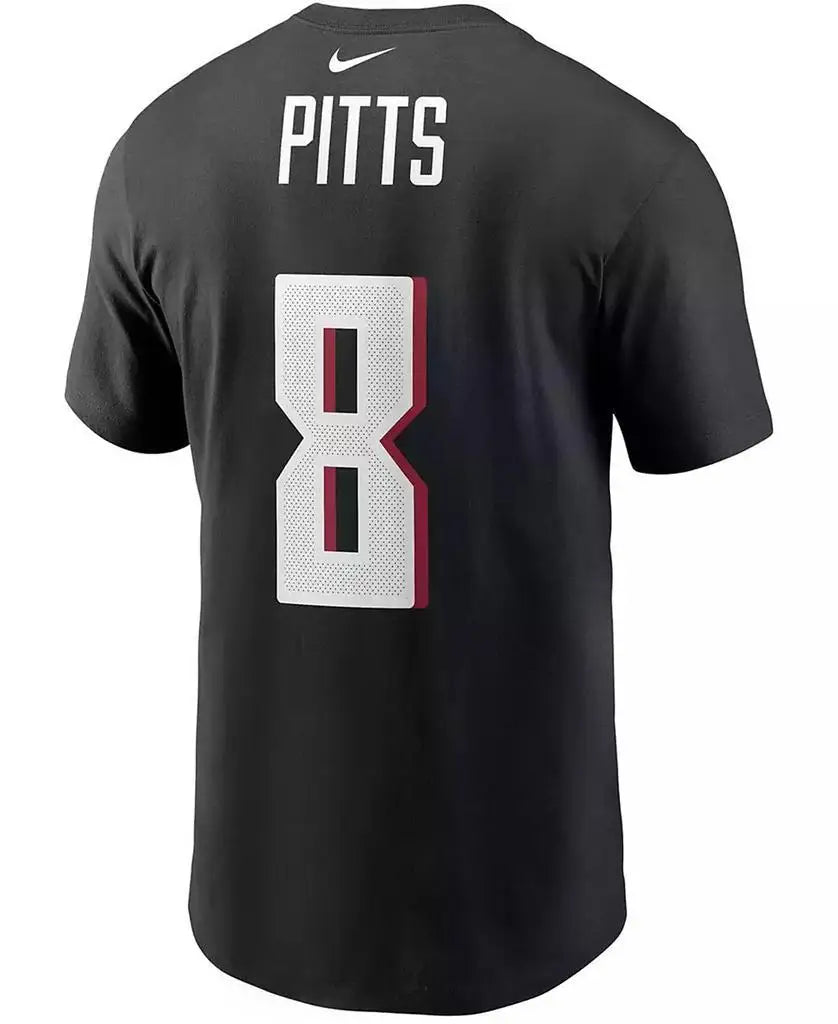 Nike | Men's Kyle Pitts Black Atlanta Falcons Officially Licensed Player Name and Number T-shirt