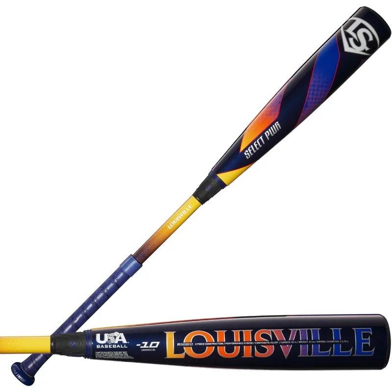 Louisville Slugger 2025 Select PWR™ USA Baseball Bats: -10/-8/-5 Drop