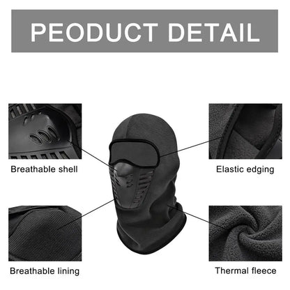 Cold-Proof, Windproof Fleece Thermal Neck Full Face Ski Mask for Men & Women