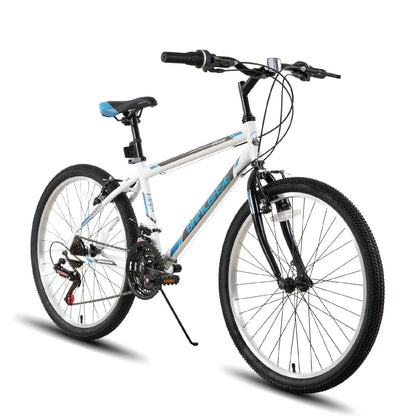 Hiland 24 or 26 in 21 Speed Mountain Bike for Men & Women