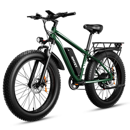 AMYET1500W 48V 26"Adult Fat Tire Mountain Electric Bike