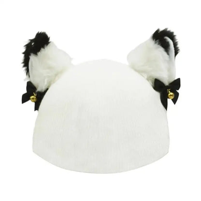 Ski Helmet Cat Ears with Bells Elastic Protective Helmet Wrap for Kids & adults