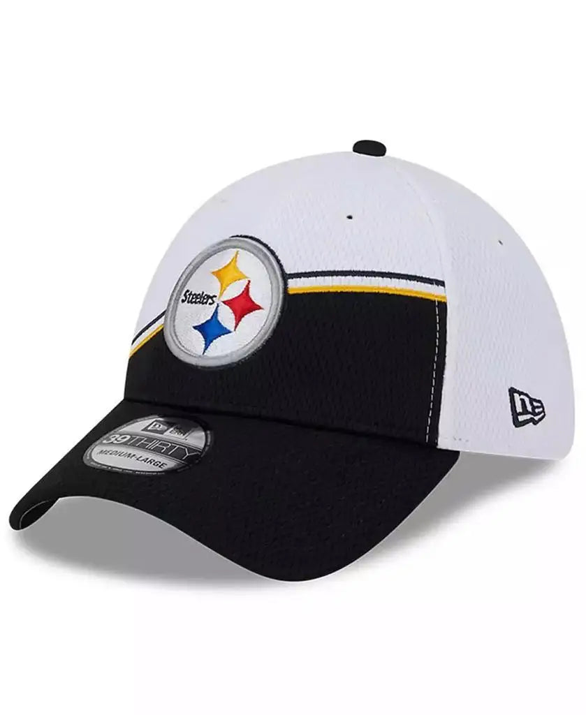 Unisex New Era Officially Licensed Pittsburgh Steelers Cap, White/Black