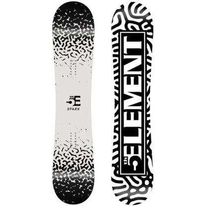 5th Element Spark Beginner Snowboard for Boys-with EZ Rocker and Metal Edges, 110cm