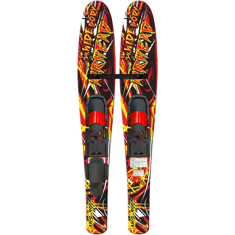 Airhead Trainer 53" Water Skis for Kids and Beginner Adults