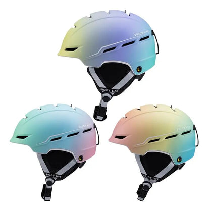 Gradient Color Ski/Snowboard Anti-impact Helmet for Men & Women