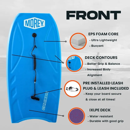 MOREY® Cruiser, The Original Bodyboard; 42.5 in Full Size