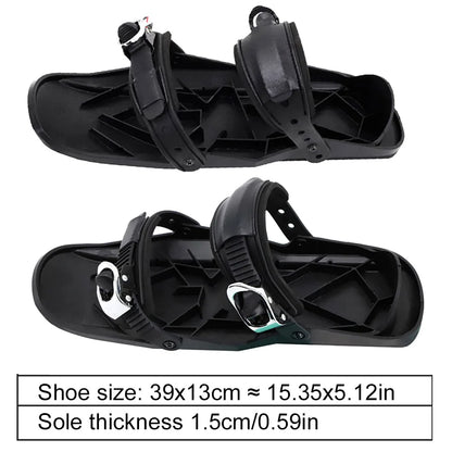 Mini Short Portable Ski Skates/Shoes for Winter Outdoor Sports