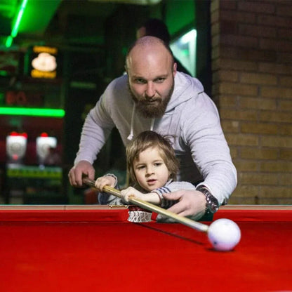 Goplus 48” Compact Wooden Billiards Table w/ 2 Cue Sticks, 16 Balls, 2 Chalks, Triangle & Brush