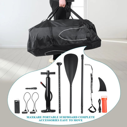 Inflatable Stand up Paddle Board/Surfboard with Paddleboard Accessories & Triple Action Pump