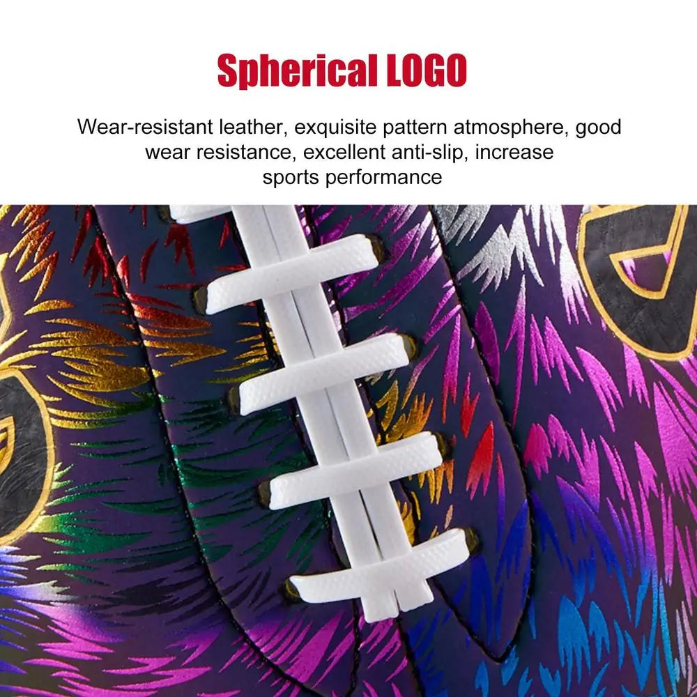 Glow In the Dark Leakproof Rugby Training Ball, Sizes 6 and 9